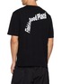 背面 - 点击放大 - UNNA - Skewed Logo Back Print T-Shirt