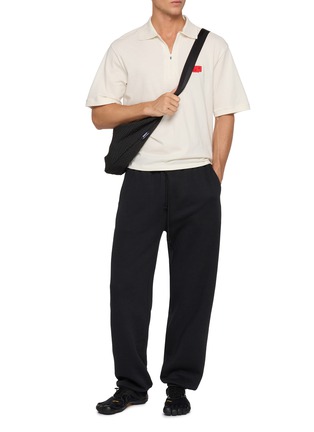 模特儿示范图 - 点击放大 - UNNA - Cotton Polo Run Shirt