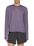 首图 - 点击放大 - UNNA - Striped Long Sleeves T-shirt