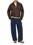 模特儿示范图 - 点击放大 - UNNA - Smiles Windstopper Half Zip Stand Collar Jacket