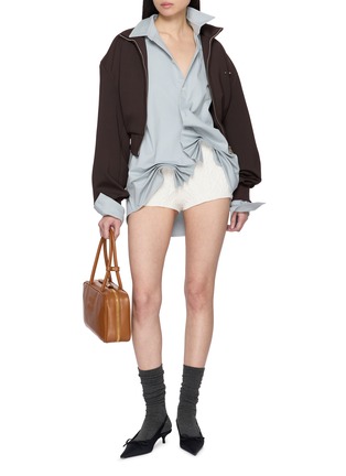 BONBOM | Tuck In Draped Hem Shirt