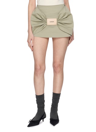 BONBOM | Drape Into Label Ruched Mini Skirt