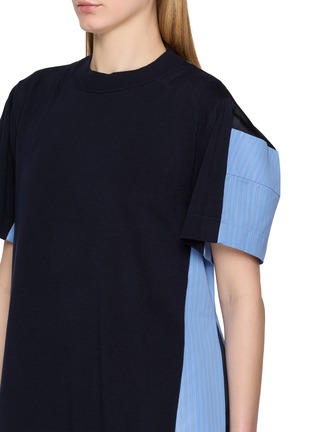  - SACAI - 拼接针织连衣裙