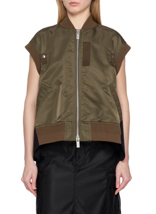 首图 - 点击放大 - SACAI - 拼接拉链背心