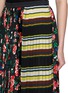  - SACAI - Pattern Mix Pleated Midi Skirt