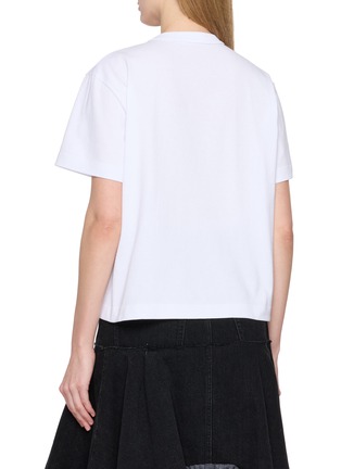 背面 - 点击放大 - SACAI - Layered Slogan Print T-Shirt