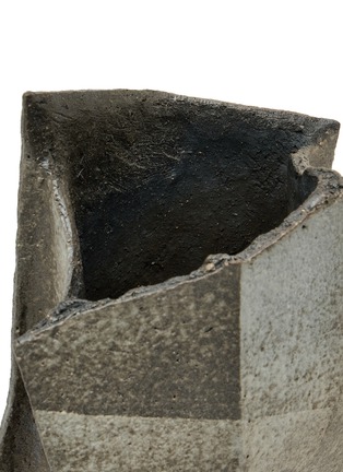 细节 –点击放大 - ROBERT YELLIN - Shimizu Keiichi Tamba Vase — Brown/Grey