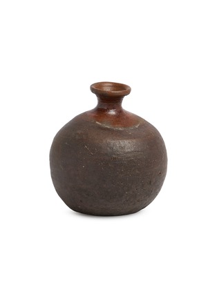首图 –点击放大 - ROBERT YELLIN - Antique Old Bizen Dark Brown Large Flask