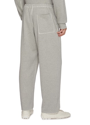 背面 - 点击放大 - GOOD PEOPLE GOOD STITCHING GOOD PRODUCT - Contrast Stitching Elasticated Tapered Leg Pants