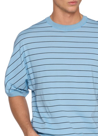  - GOOD PEOPLE GOOD STITCHING GOOD PRODUCT - Half Sleeve Striped Knit Top