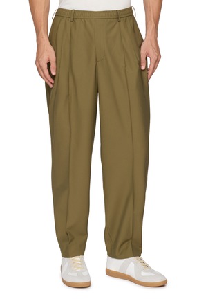 首图 - 点击放大 - GOOD PEOPLE GOOD STITCHING GOOD PRODUCT - Three Tuck Drawstring Easy Pants