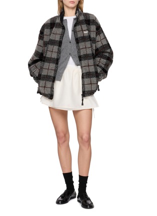 模特儿示范图 - 点击放大 - DUNST - 双层抽绳迷你半身裙