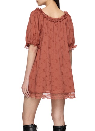 背面 - 点击放大 - FREE PEOPLE - Juno Lace Trim Embroidered Cotton Mini Dress
