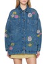首图 - 点击放大 - FREE PEOPLE - Madison City Embroidered Floral Denim Jacket