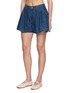 细节 - 点击放大 - FREE PEOPLE - Griselda Cotton Denim Shirt Shorts Set