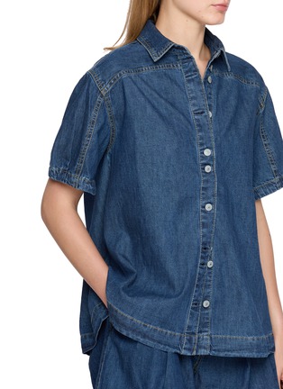  - FREE PEOPLE - Griselda Cotton Denim Shirt Shorts Set