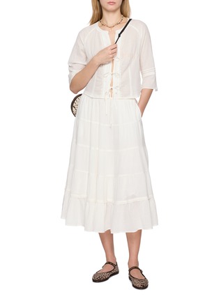 模特儿示范图 - 点击放大 - FREE PEOPLE - Bright Side Shirt