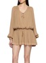 首图 - 点击放大 - FREE PEOPLE - Sunbeam Tie Neck Mini Dress
