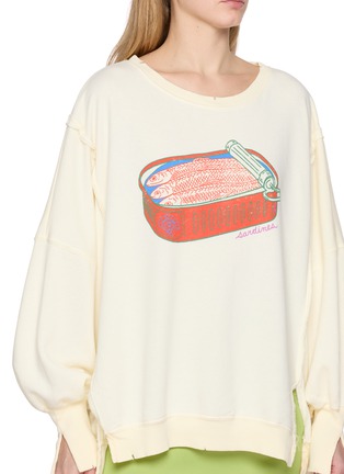  - FREE PEOPLE - Printed Graphic Camden Sweater