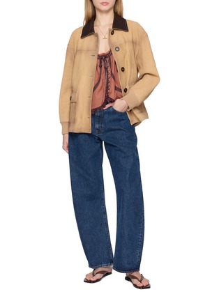 模特儿示范图 - 点击放大 - FREE PEOPLE - Mabel Lace Trim Top