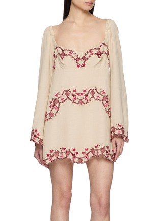 首图 - 点击放大 - FREE PEOPLE - Bali Marlene Embroidered Cotton Mini Dress