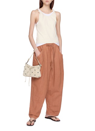 模特儿示范图 - 点击放大 - FREE PEOPLE - Chambers Laid Back Drawstring Waistband Pants