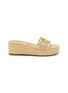 首图 - 点击放大 - SAM EDELMAN - Pauleena 60 Braided Raffia Leather Sandals