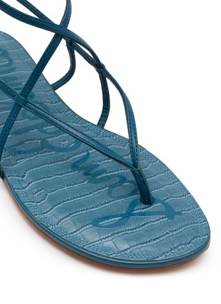 细节 - 点击放大 - SAM EDELMAN - CLARRA 编织感凉鞋