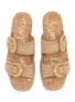 细节 - 点击放大 - SAM EDELMAN - TABBEY 双带扣饰草编凉拖