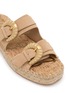 细节 - 点击放大 - SAM EDELMAN - TABBEY 双带扣饰草编凉拖