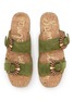 细节 - 点击放大 - SAM EDELMAN - TABBEY 双带扣饰草编凉拖