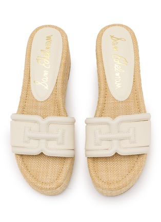 细节 - 点击放大 - SAM EDELMAN - Pauleena 60 Braided Raffia Leather Sandals