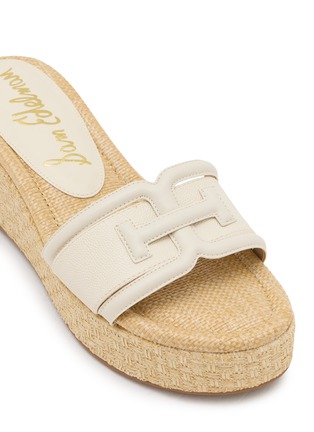 细节 - 点击放大 - SAM EDELMAN - Pauleena 60 Braided Raffia Leather Sandals