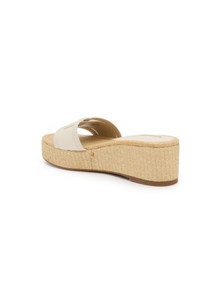  - SAM EDELMAN - Pauleena 60 Braided Raffia Leather Sandals