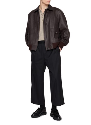 模特儿示范图 - 点击放大 - TECLOR - Elasticated Waist Jogger Pants