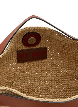 细节 - 点击放大 - MY BOB - Optimiste Raffia Tote Bag