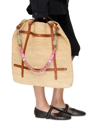 模特儿示范图 - 点击放大 - MY BOB - Optimiste Raffia Tote Bag