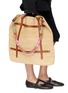 模特儿示范图 - 点击放大 - MY BOB - Optimiste Raffia Tote Bag