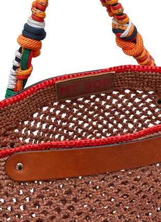细节 - 点击放大 - MY BOB - Colin Raffia Shoulder Bag