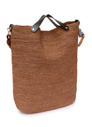 细节 - 点击放大 - MY BOB - Optimiste Raffia Tote Bag