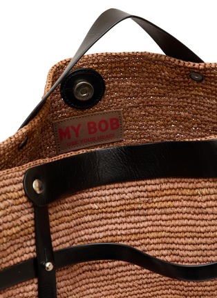 细节 - 点击放大 - MY BOB - Optimiste Raffia Tote Bag