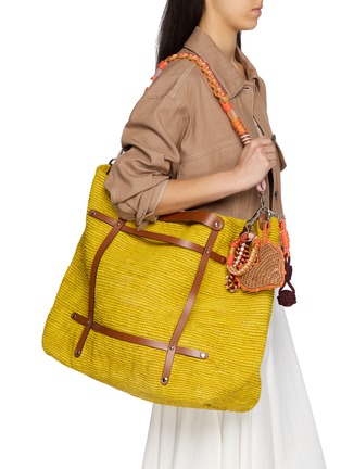 正面 -点击放大 - MY BOB - Candide Raffia Tote Bag