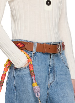 模特儿示范图 - 点击放大 - MY BOB - Cherokee Leather Belt