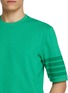  - THOM BROWNE - Tonal 4-Bar Cotton T-Shirt