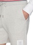  - THOM BROWNE - RWB Tipped Piqué Loopback Cotton Sweatshorts