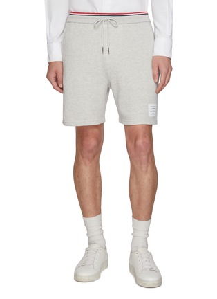 首图 - 点击放大 - THOM BROWNE - RWB Tipped Piqué Loopback Cotton Sweatshorts