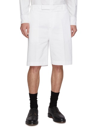首图 - 点击放大 - THOM BROWNE - Garment Dyed Cotton Twill Chino Shorts