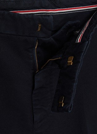  - THOM BROWNE - Cotton Twill Chino Shorts