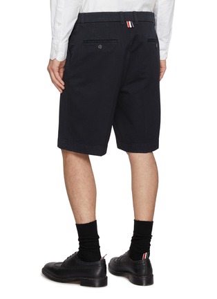 背面 - 点击放大 - THOM BROWNE - Cotton Twill Chino Shorts