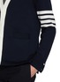  - THOM BROWNE - Crest Intarsia 4 Bar Rugby Cardigan